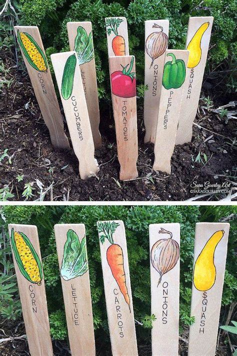 How To Create Veggie Garden Stakes .